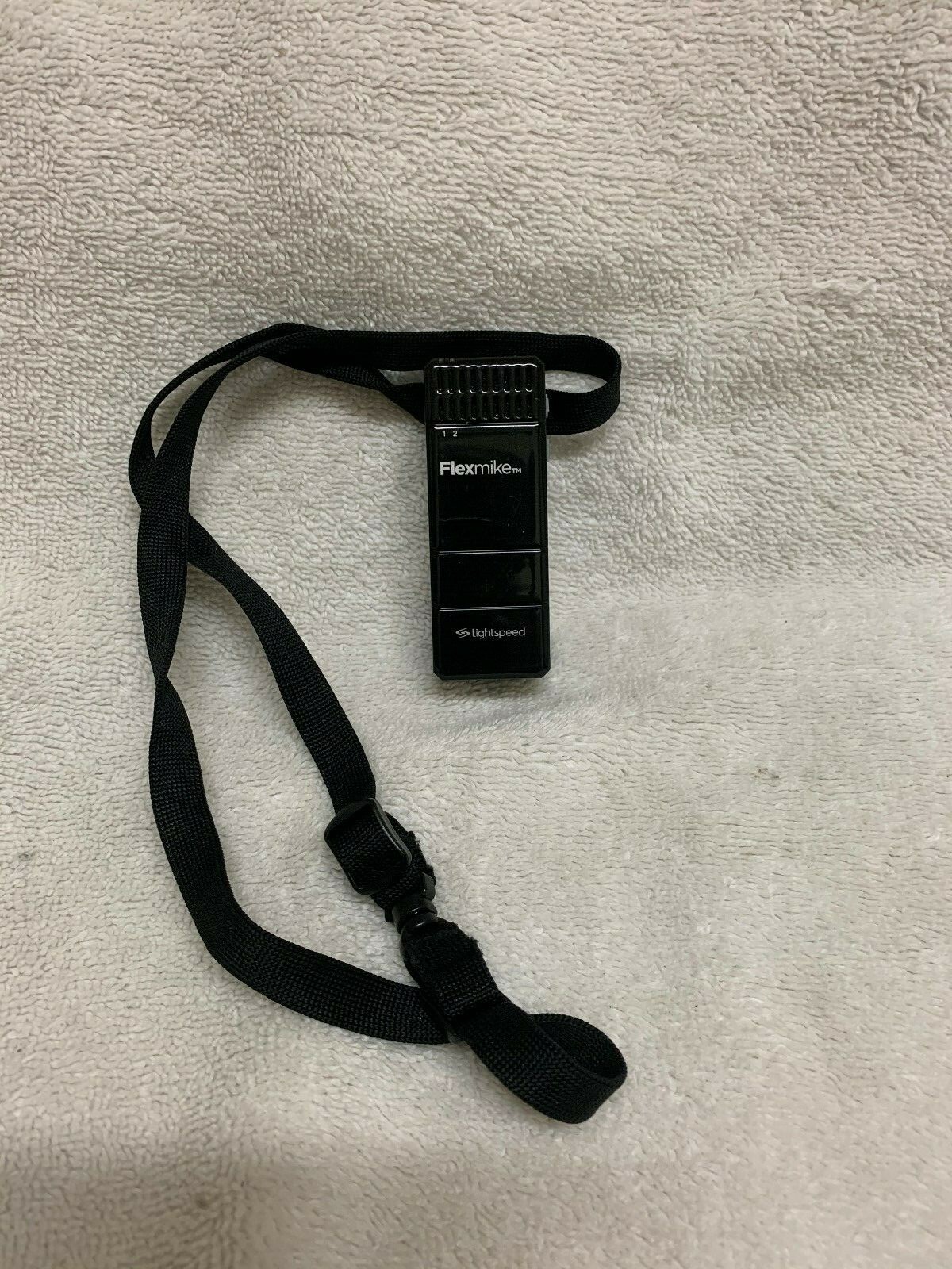 One Lightspeed Flexmike Microphone With Charging Station for sale