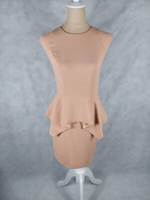 Kleid Topshop Gr. 38 M (36/S) NEU nude apricot elegant Party dress Abendkleid 
