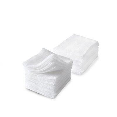 100 Disposable Non-Woven Rayon/Poly Non-Adherent Pads 4x4 4-ply