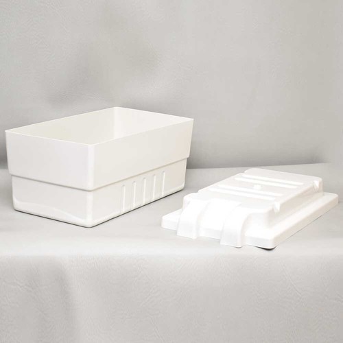 Carver Marquis Boat Battery Box 5901904 | White 12 1/4 x 13 1/4 Inch