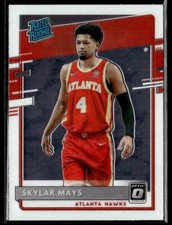 2020-21 Panini Donruss Optic Skylar Mays Rated Rookie RC #196 Atlanta Hawks