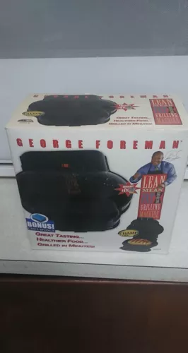 NEW! 2005 George Foreman CHAMP Grill Lean Mean Fat Grilling Machine, GR8BLK SP