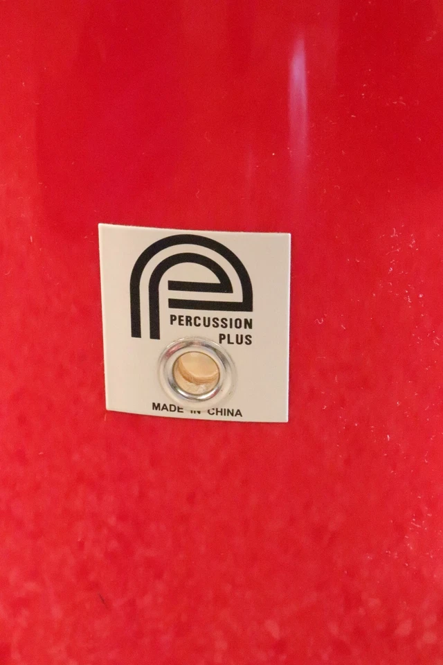 Percussion Plus 10x12 Rack Tom Drum Red Wrap Foto 2 de 4