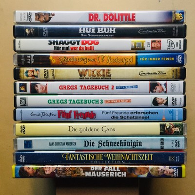 Kids Spielfilme DVD Sammlung 15 Filme Dr. Dolittle Wickie Gebraucht 4x Neu OVP