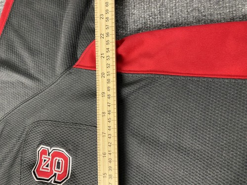 NC State Sweater Mens Large Red Gray Wolfpack Basketball Football College Sports - Imagen 7 de 9