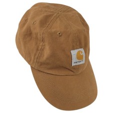 Carhartt Baseball Cap Unisex kids One Size Brown Cotton Adjustable Strap Hat