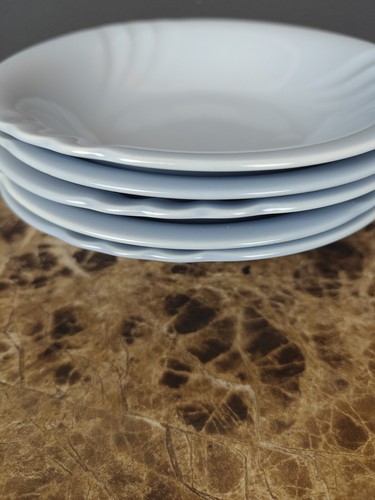 Set Of 5 Anchor Hocking Madison Avenue Cereal Bowls Stoneware Japan Blue Grey - Picture 7 of 9