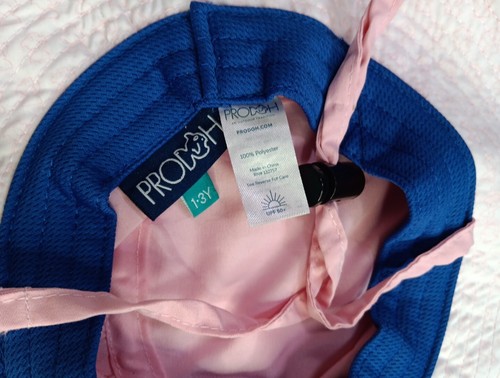 PRODOH UPF BUCKET HAT OUTDOOR BEACH VACATION SUN GUARD 1-3 YEARS *DISCONTINUED* - Picture 10 of 15
