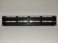 Leviton Cat6 48-Port 69586-U48 Flat Patch Panel Extreme 6 