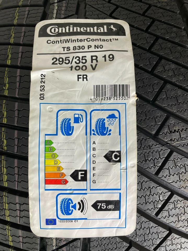 NEU 2x 295/35 R19 Continental ContiWinterContact 830P Winter - Bild 3 von 4