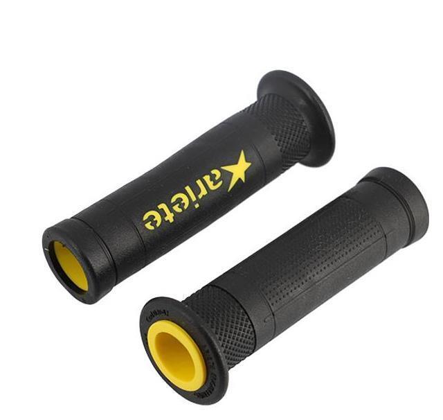 Poignée Ariete Ariram 120mm en caoutchouc premium pour moto