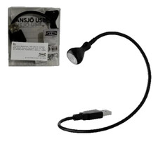 IKEA Jansjo USB LED Lamp Light Black Flexible Adjustable for Laptop Computer UK