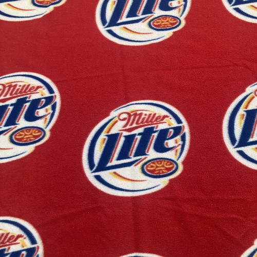 "Miller Lite 2006 100 % Polyester Überwurfdecke ca. 58"" x 45""" - Bild 2 von 5