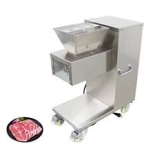 Commercial Meat Cutting Machine 400KG/H Meat Slicer with 3mm Blade Set 750W