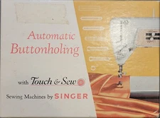 SINGER Professional Buttonholer Attachment 20 Cams 161829 Slant Needle Zig Zag