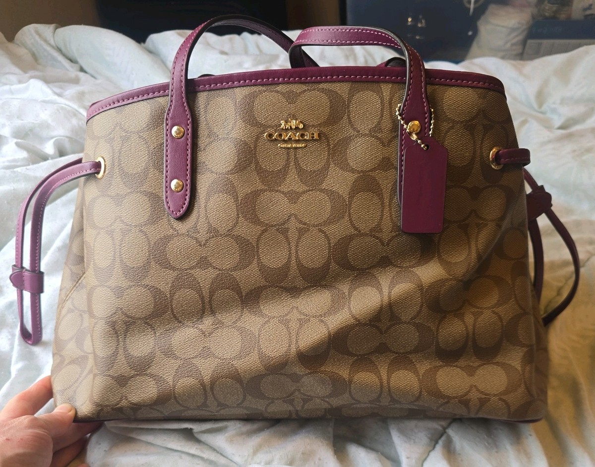 Coach Signature Drawstring Carryall Shoulder Bag #L1922-57842