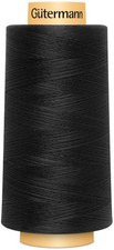 Gutermann 3000C-5201 Natural Cotton Thread Solids 3,281yd-Black