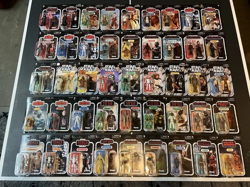 Star Wars Vintage Collection Lot of 45 Darth Revan Amidala Boba Fett Aurra Sing
