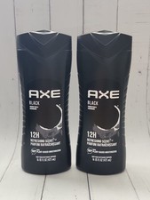  Pack of 2 Axe Black Refreshing Men's Body Wash, Frozen Pear  Cedarwood, 16 oz