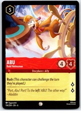 #114 Abu - Bold Helmsman - Common - Ruby 2024 Disney Lorcana Azurite Sea