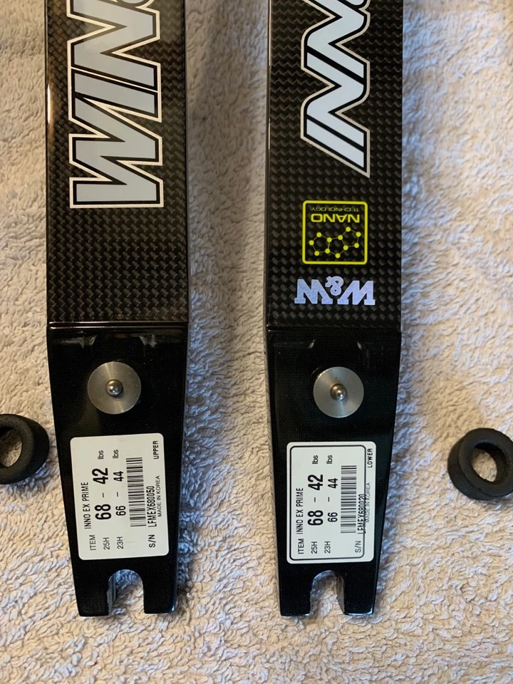 WIN&WIN INNO EX PRIME Recurve Limbs - Medium - 42lb @ 68 cm Carbon/Wood core - Image 3 of 4