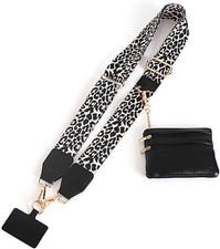 Clip and Go Strap for Phone with Wallet Crossbody, Adjustable C