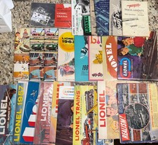 Vintage Lionel Train Catalogs and Booklets Lot Of 24