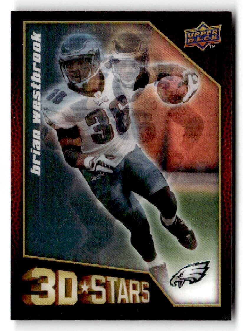 2009 Upper Deck #3D-27 Brian Westbrook 3D*Stars