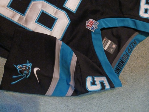 Womens On Field Kuechly Nfl Sewn On Jersey Nike M Flaw C Pic Carolina Panthers - Picture 4 of 7