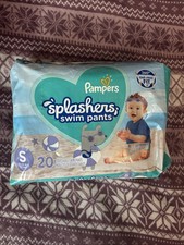 Pampers Splashers: Disposable Swim Pants/Diapers - SMALL 13-24 Lbs