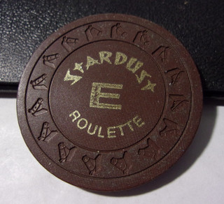 STARDUST HOTEL CASINO NCV ROULETTE casino gaming poker chip Las Vegas NV