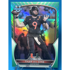 2022 BOWMAN U CHROME TYLER VAN DYKE SP /99 GREEN REFRACTOR #7 Mint