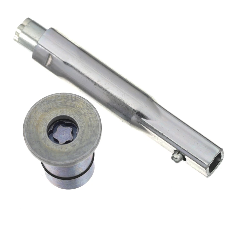 09-18 Dodge Ram 1500 05-11 Dakota REPUESTO NEUMÁTICO CABRESTANTE CERRADURA Y LLAVE FABRICANTE ORIGINAL NUEVO MOPAR Foto 2 de 4