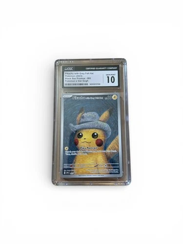 CGC 10 Pikachu With Grey Felt Hat 085 Pokémon Black Star Promos 2023 English