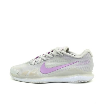 Nike Damen Vapor Lite HC Tennisschuh Grau Mesh Niedrig Leicht Sportschuh EU 39
