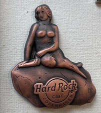 Hard Rock Cafe Copenhagen Holland Mermaid Metal Pin Badge