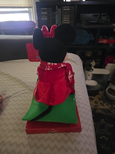 2014 Holiday Disney Minnie Mouse Musical Holiday Weihnachtsschlitten Jingle Bells - Bild 3 von 4