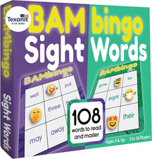 Sight Word Bingo Game Level 3  4 - Learn to Read Vocabulary for 1St 2Nd 3Rd Gra