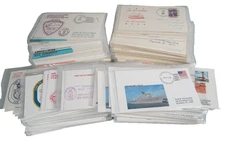 US 1950s-2020s COLLECTION OF NEARLY 500 LSD NAVAL COVERS ALL SLEEVED