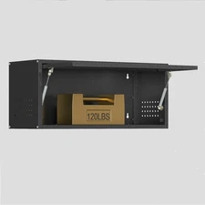 Wall-Mounted Metal Storage Cabinet Small Garage Wall Cabinet Tool Organizer Home