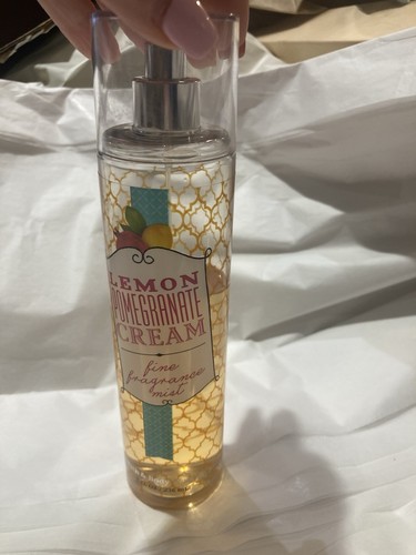 Bath & Body Works Lemon Pomegranate Cream Fine Fragrance Mist 8 Ounce 3/4 Full