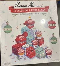 Bonne Maman 12 Days of Christmas Mini Jars Of  Preserve Gift Set