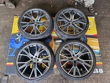 AUDI A7 S LINE MK1 4G SET OF 4 20" ALLOY WHEELS WITH TYRES AFTERMARKET