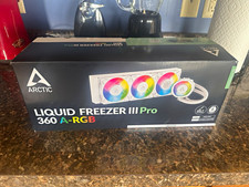 ARCTIC Liquid Freezer III Pro A-RGB 360mm AIO Liquid CPU Cooler White NEVER USED