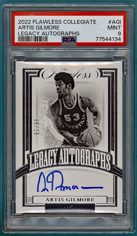 2022 Panini Flawless Collegiate Arits Gilmore Legacy Autographs /25 #AGI PSA 9!