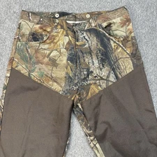 Vintage Wrangler Pro Gear Realtree Camo Double Knee Brush Pants Jeans Mens 38X32