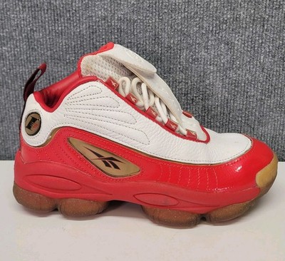 Reebok Iverson Legacy Red Gum Size 4.5 Right Shoe Only Amputee Please Read!