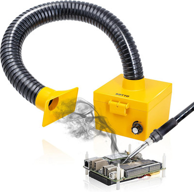 Strong Suction Smoke Absorber for Soldering, Welding, 3D Printing - Extractor wi