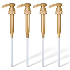 4 Pcs Coffee Syrup Pump Dispenser - Works as Skinny and Torani Syrup Pump - F...