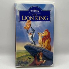 The Lion King VHS 1995 Disney Video Tape Masterpiece VTG Clamshell Nearly New